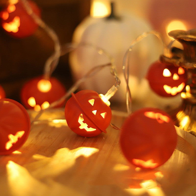 LED Halloween String Lights — Pumpkin & Ghost