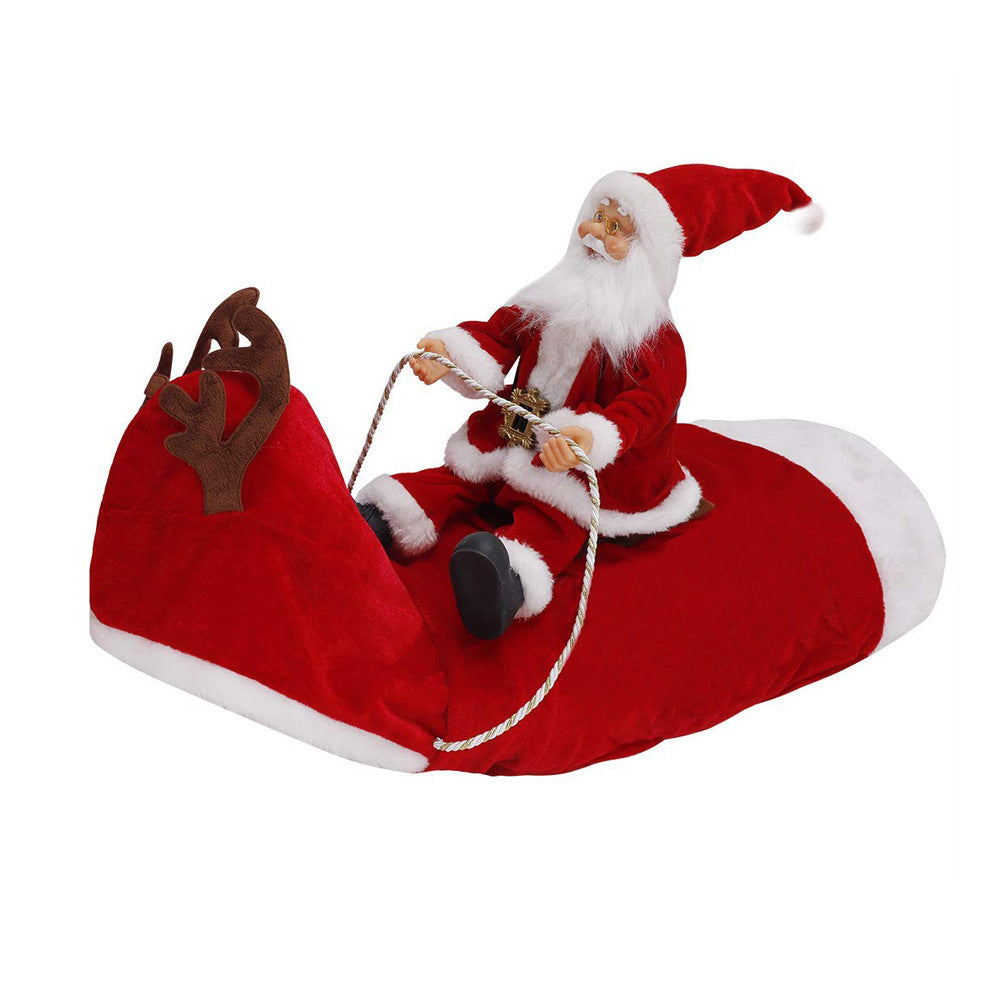 Christmas Reindeer-Rider Pet Costume