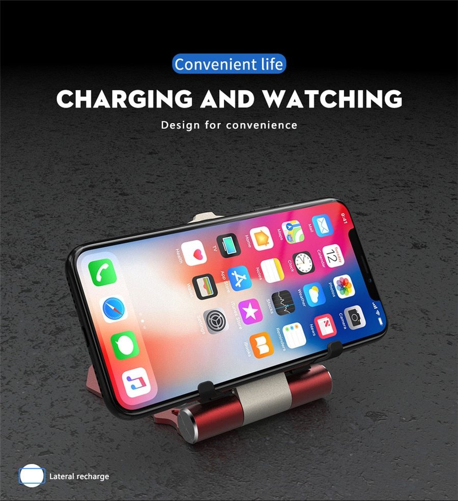 Armored Metal 15W Wireless Charging Stand