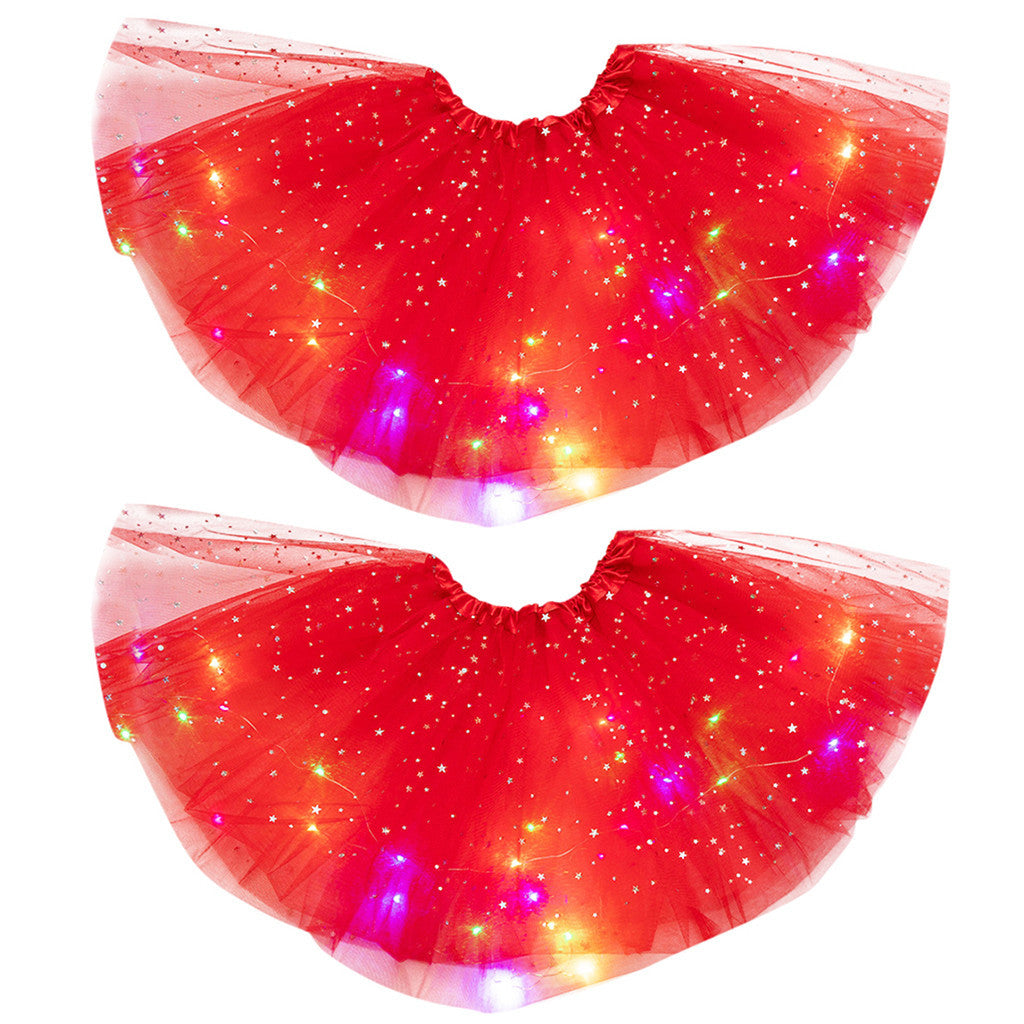 LED Light-Up Sequin Tutu Skirt