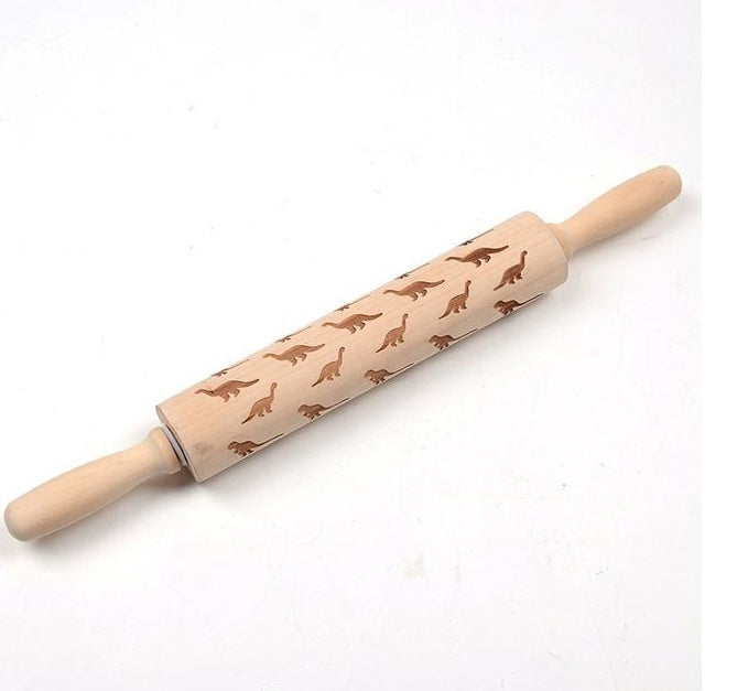 Christmas Embossing Rolling Pin