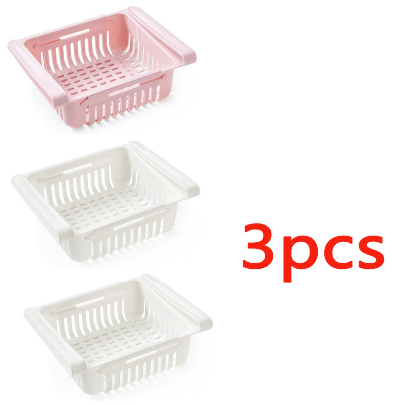 Stretchable Refrigerator Storage Basket