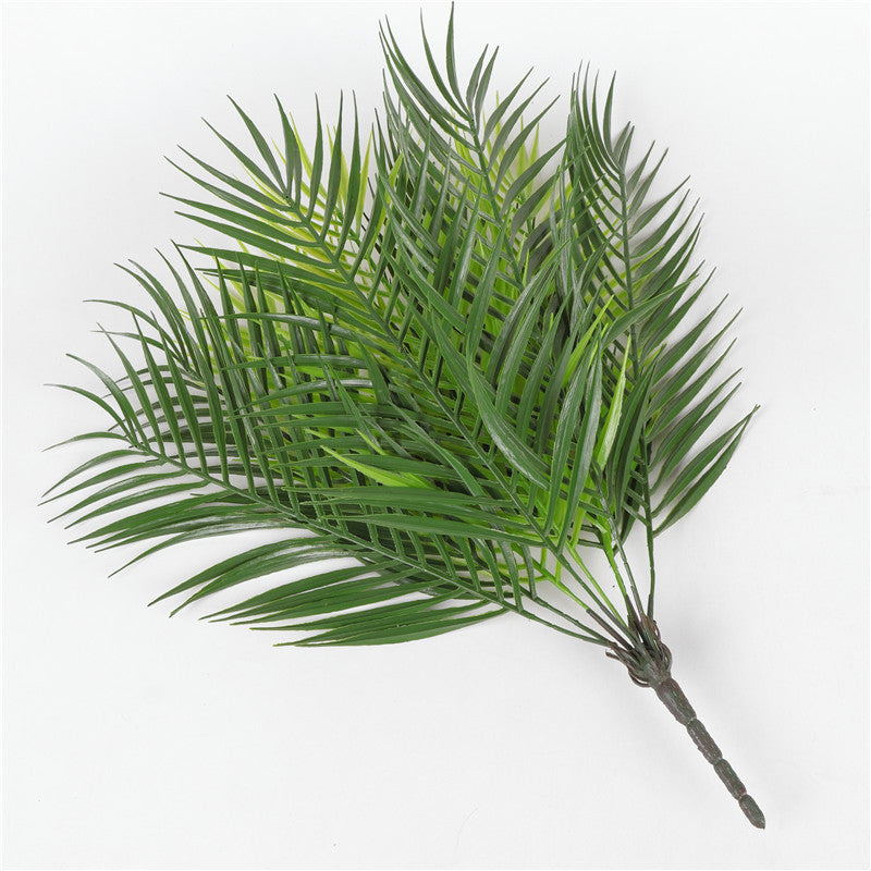 Faux Palm Leaf — 9-Head Plant Decor