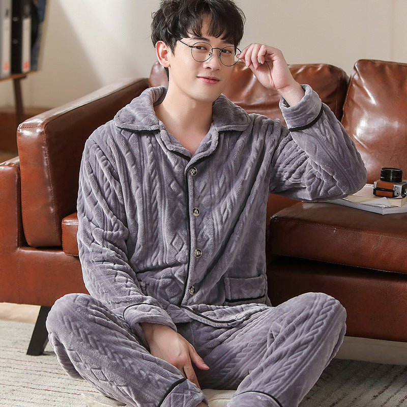 Men's Flannel Thermal Pajamas