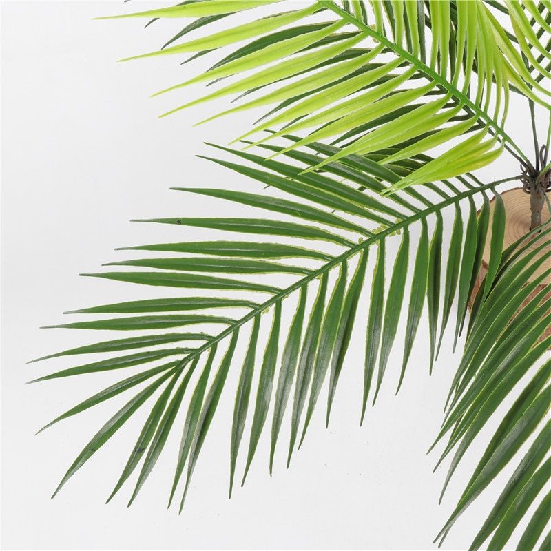 Faux Palm Leaf — 9-Head Plant Decor