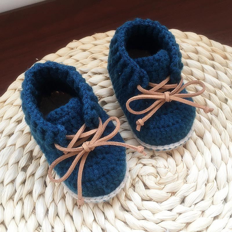 Hand-Woven Baby Booties