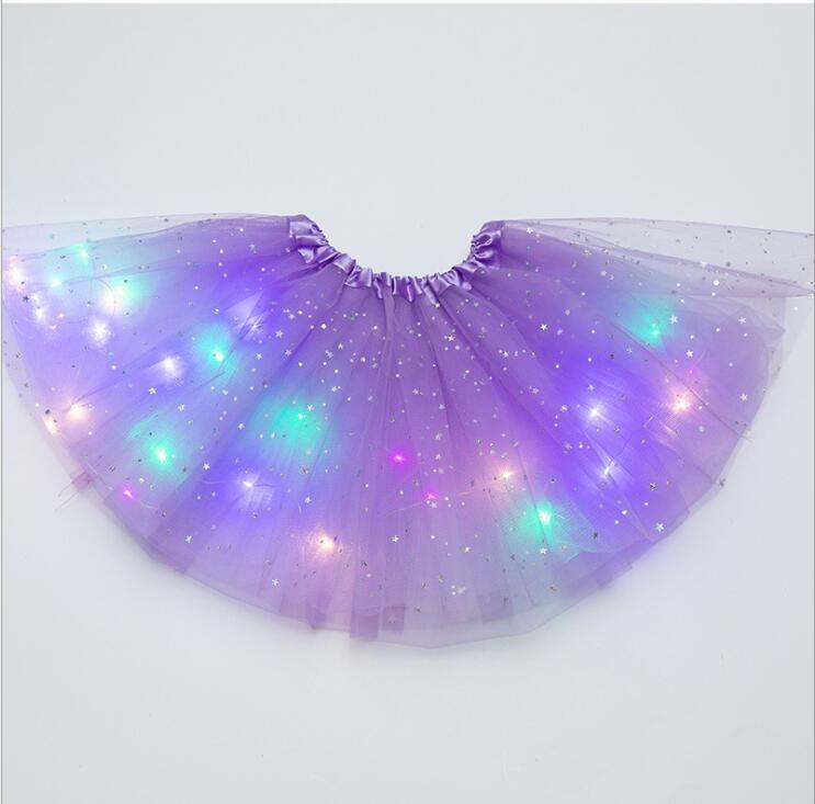 LED Light-Up Sequin Tutu Skirt