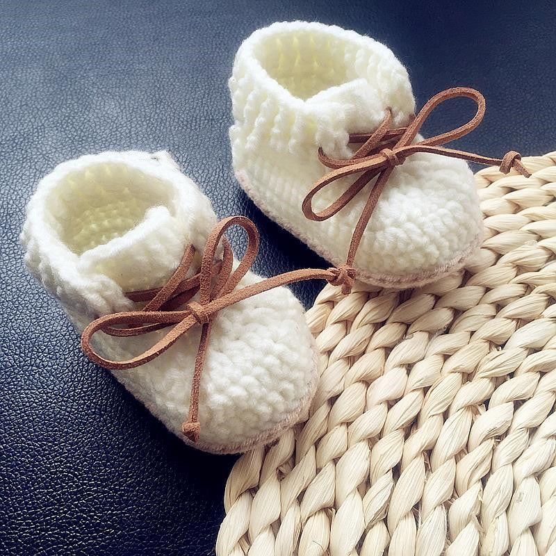 Hand-Woven Baby Booties