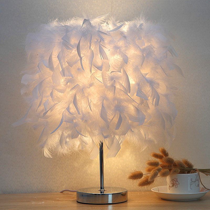 Feather Bedroom Night Light