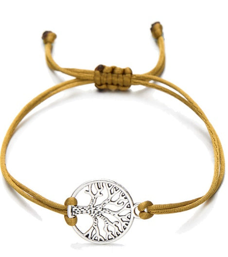 Hand-Woven Tree of Life Bracelet