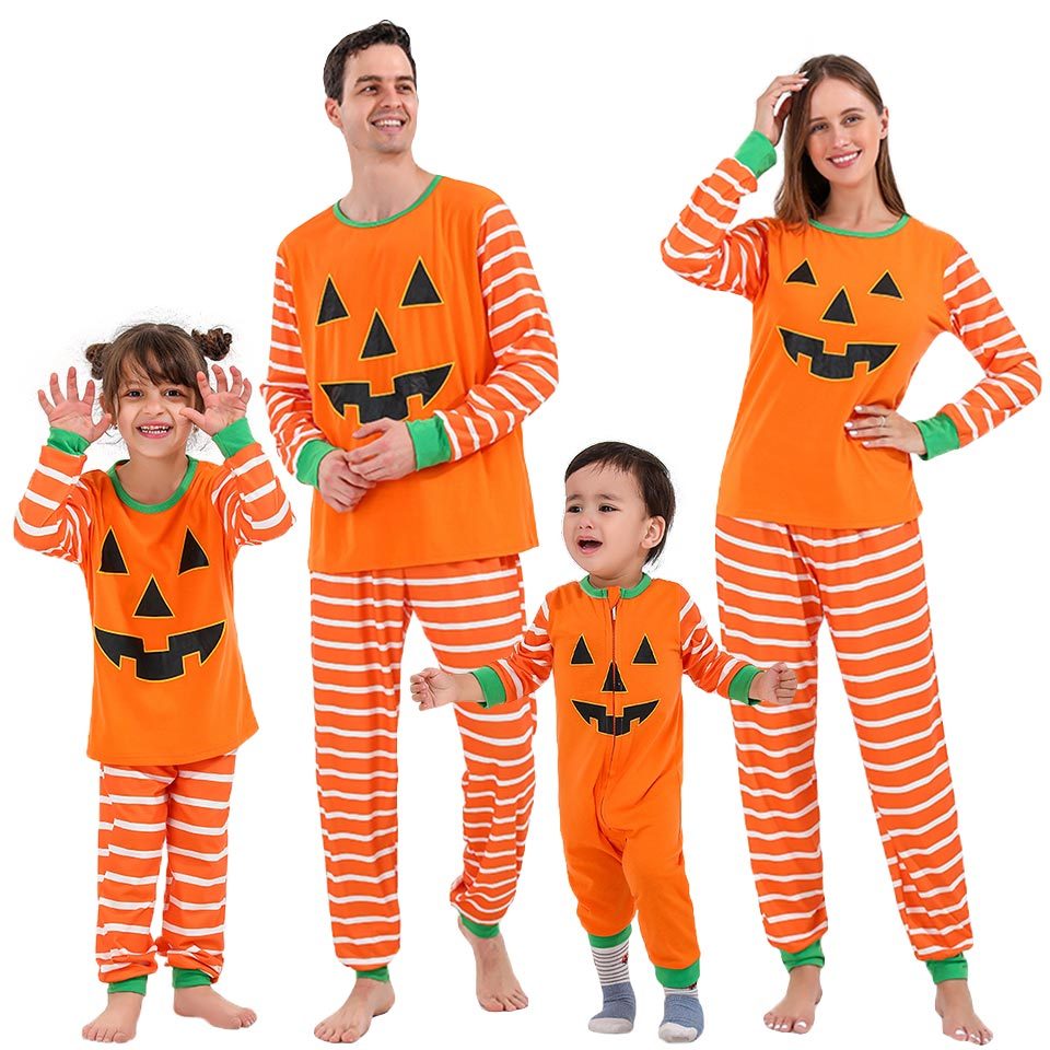 Family Halloween Pajama Set with Baby