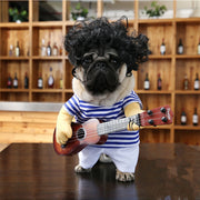 Pet Dog Guitarist Costume