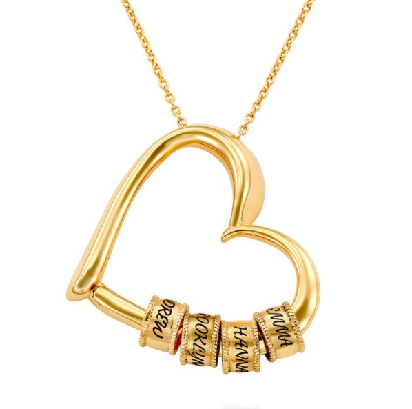 Personalized Heart Name Necklace
