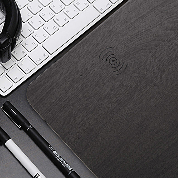 Wood-Grain Wireless Charger Pad