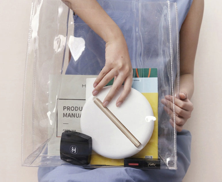 Folding LED Makeup Mirror