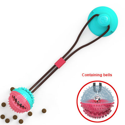 Suction-Cup Dog Tug & Chew Ball