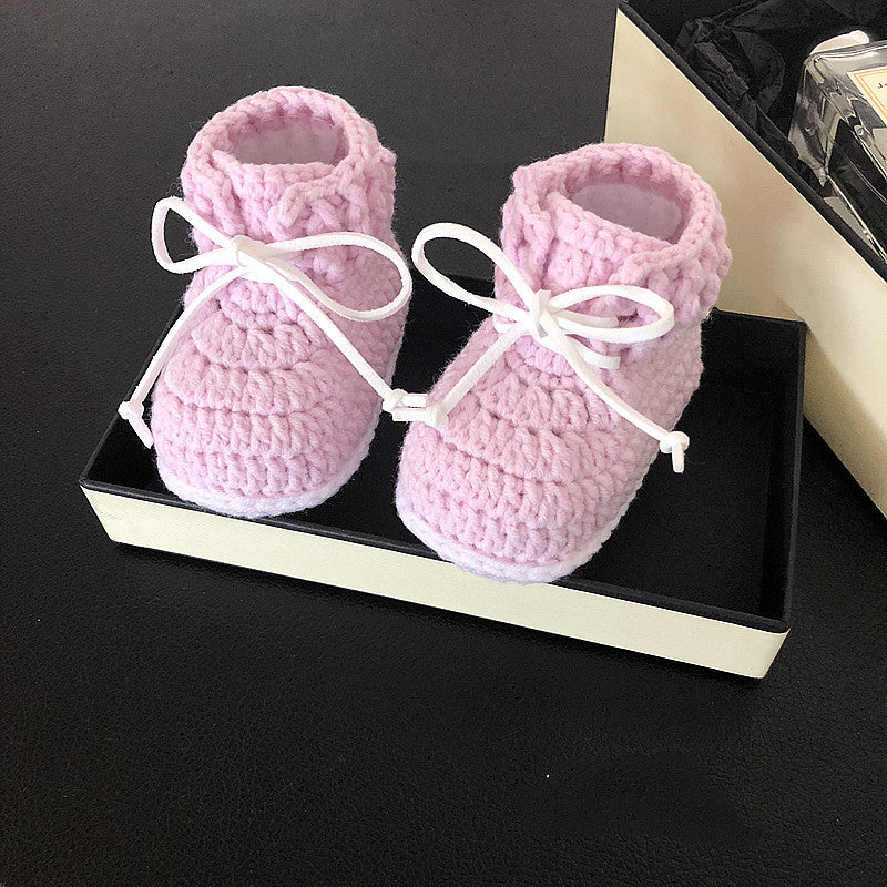 Hand-Woven Baby Booties