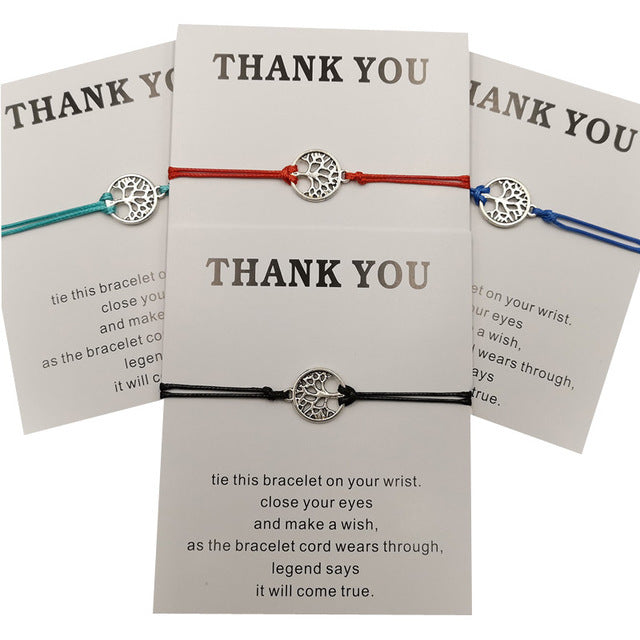 Hand-Woven Tree of Life Bracelet