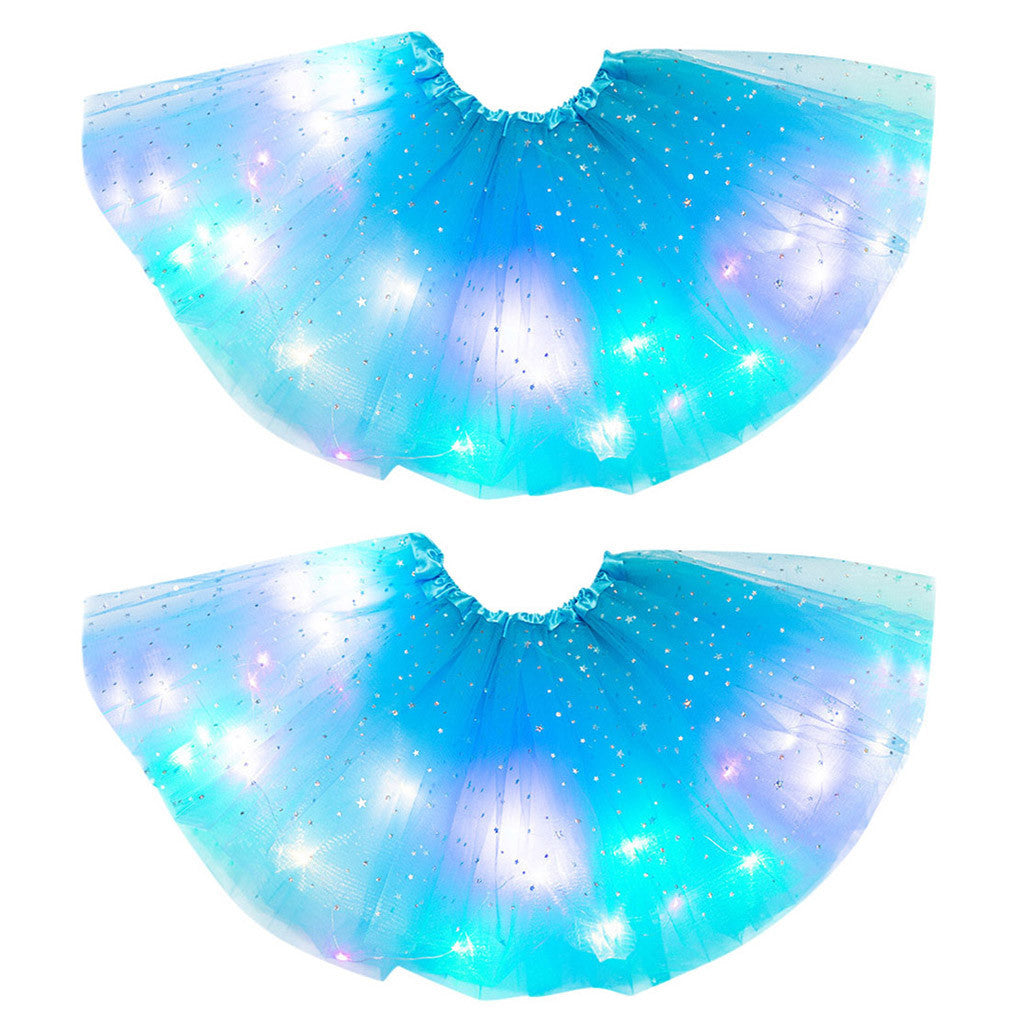 LED Light-Up Sequin Tutu Skirt