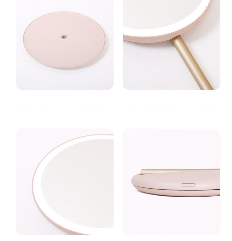 Folding LED Makeup Mirror