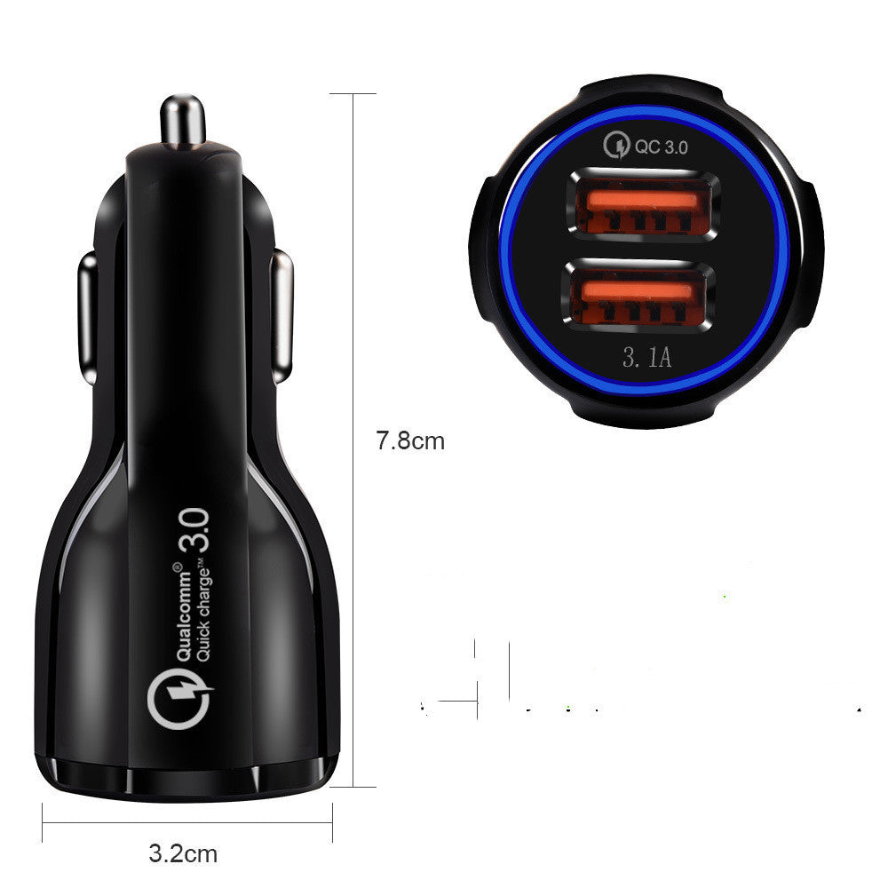 Dual-USB Car Charger — 6.0A Fast Charge