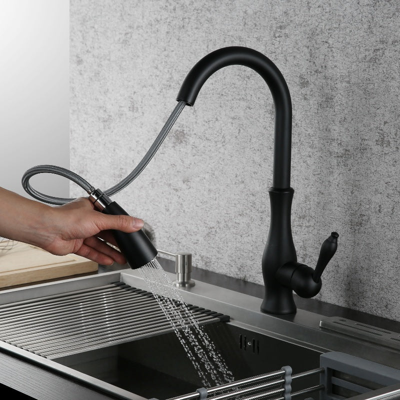 Pull-Out Rotating Kitchen Faucet