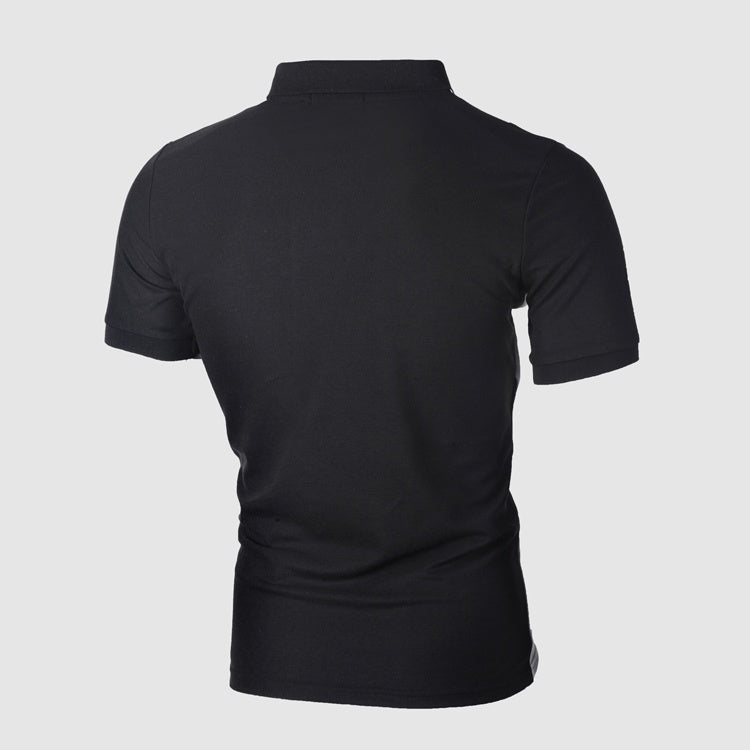 Men's Cotton Casual Short-Sleeve Polo