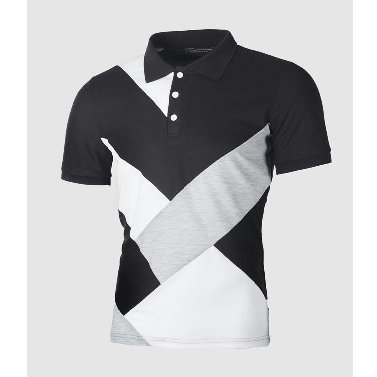 Men's Cotton Casual Short-Sleeve Polo