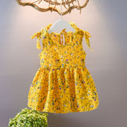 Sleeveless Floral Girl Dress