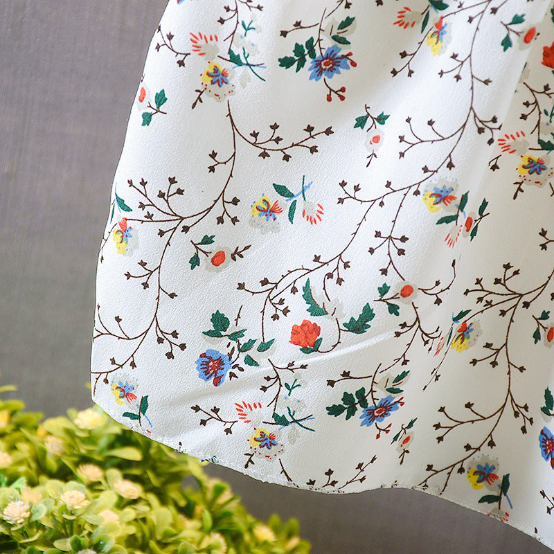 Sleeveless Floral Girl Dress