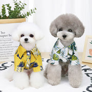 Hawaiian Coconut-Print Pet Shirt