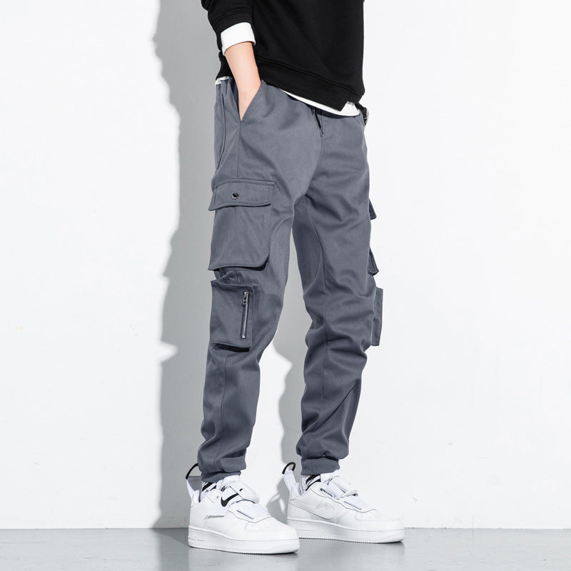 Loose Cotton Cargo Pants