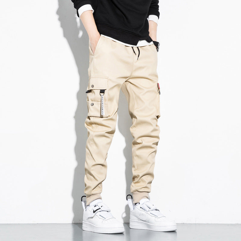 Loose Cotton Cargo Pants