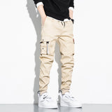 Korean Loose Cotton Sports Cargo Pants