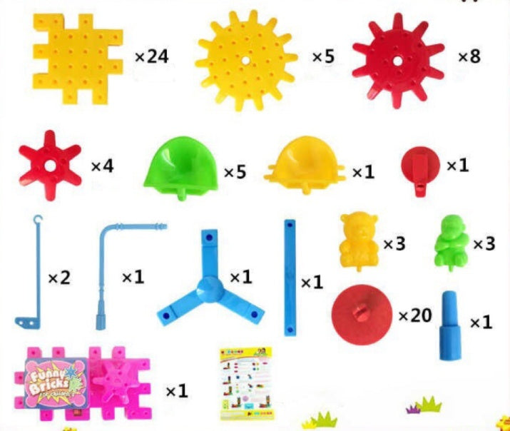 3D Electric Gears Building Kit