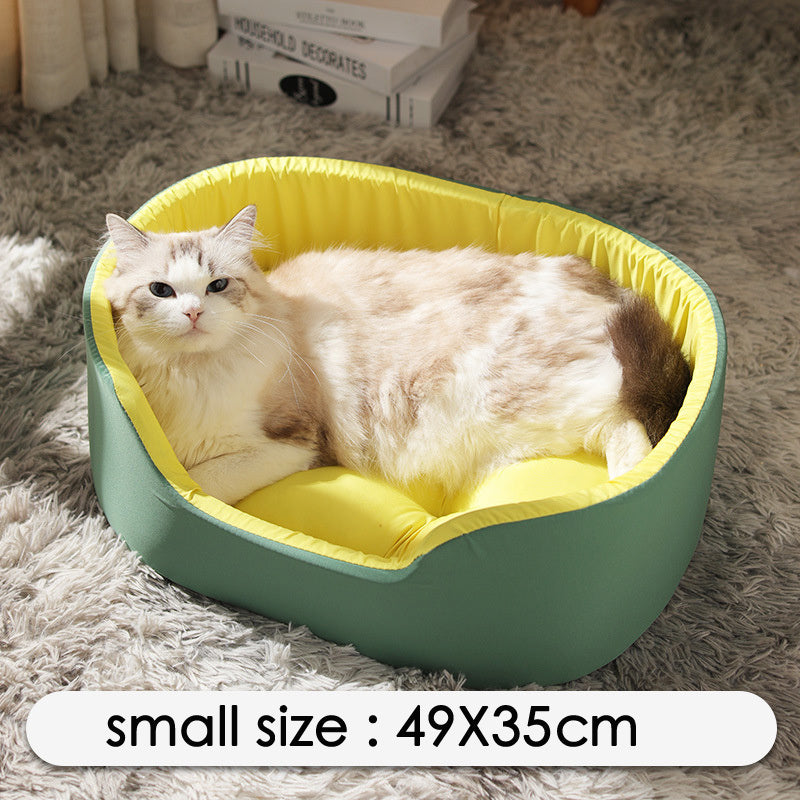 All-Season Washable Pet Kennel Bed
