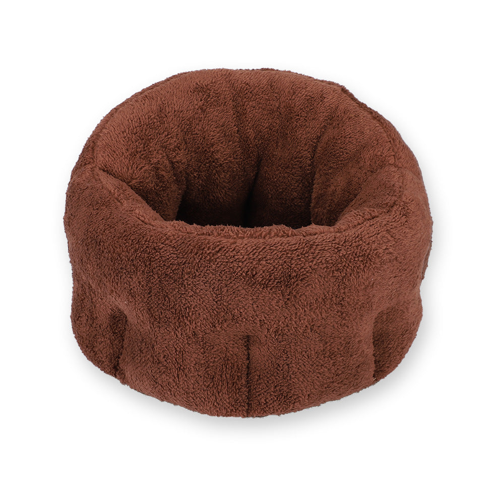 Cotton Plush Calming Dog Bed