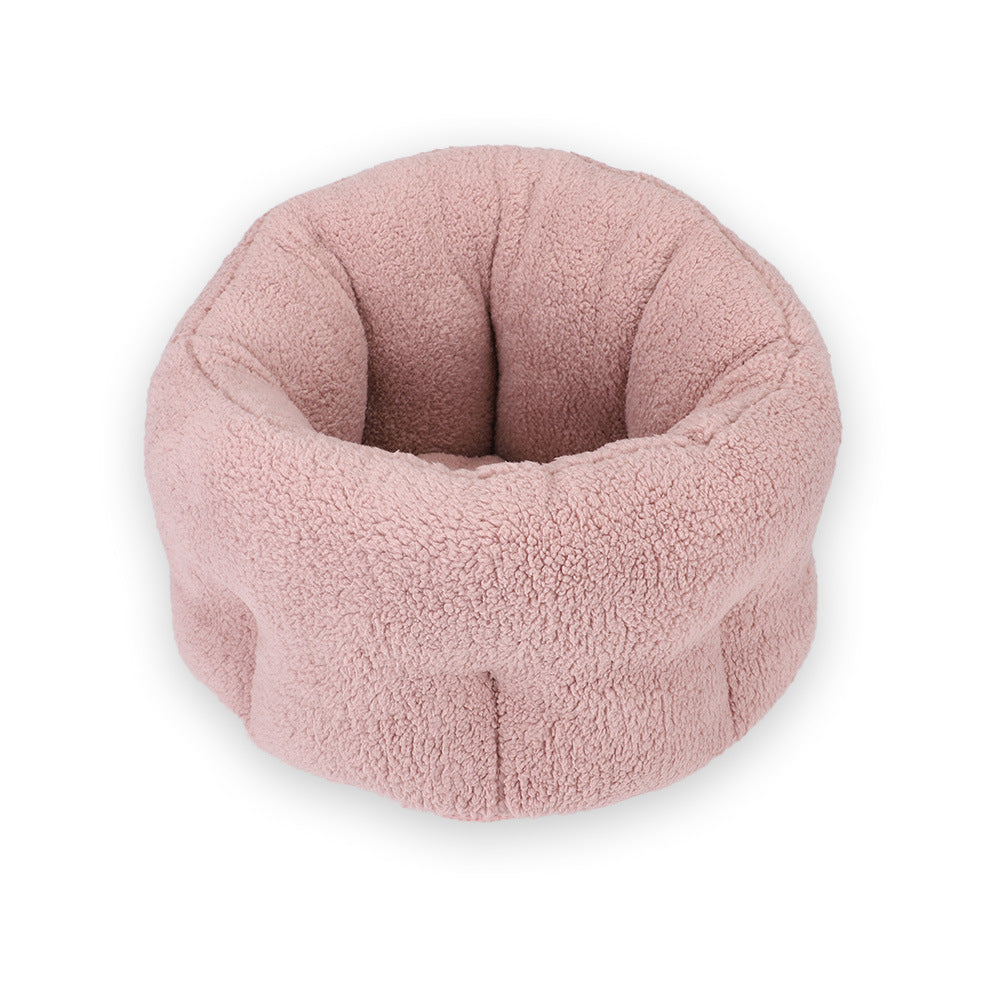 Cotton Plush Calming Dog Bed