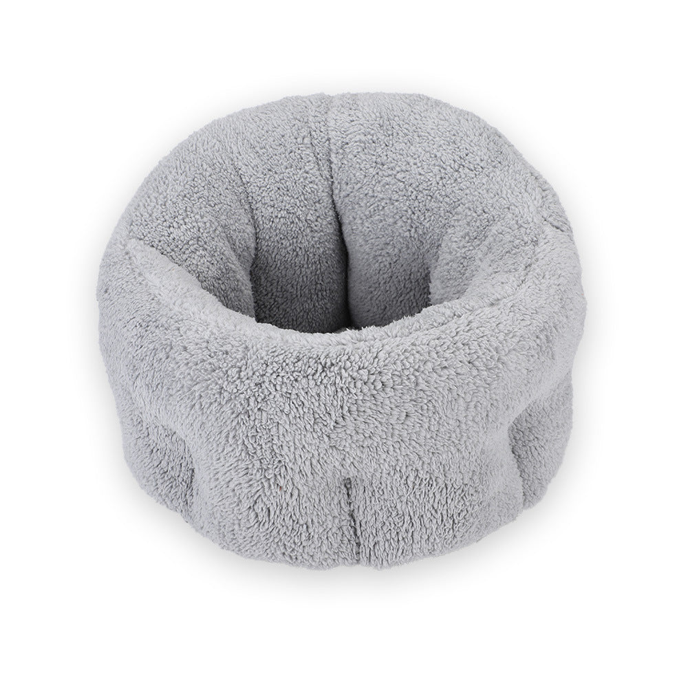 Cotton Plush Calming Dog Bed