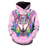 Blue Eyes Liger 3D Digital Printed Men's Hoodie