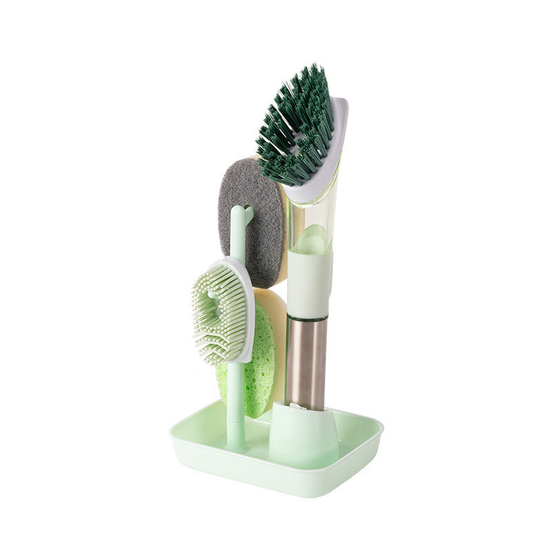 Long-Handle Dish Cleaning Brush