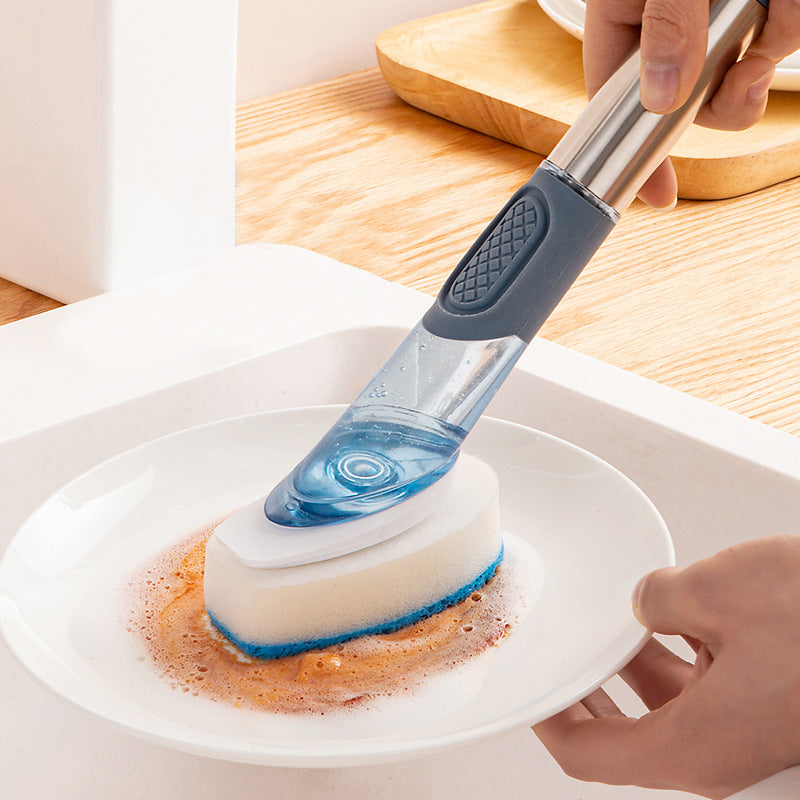 Long-Handle Dish Cleaning Brush