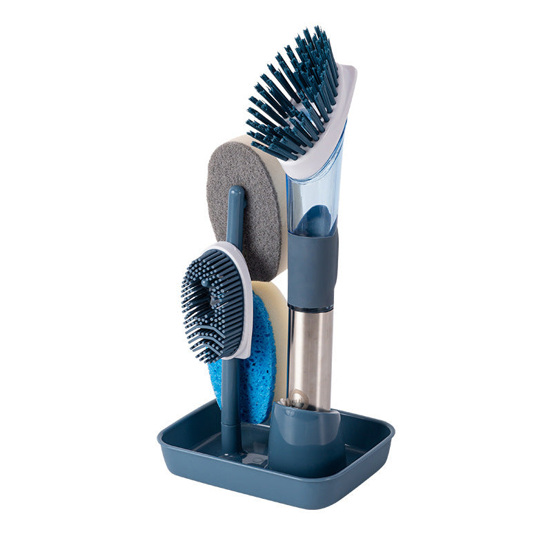 Long-Handle Dish Cleaning Brush