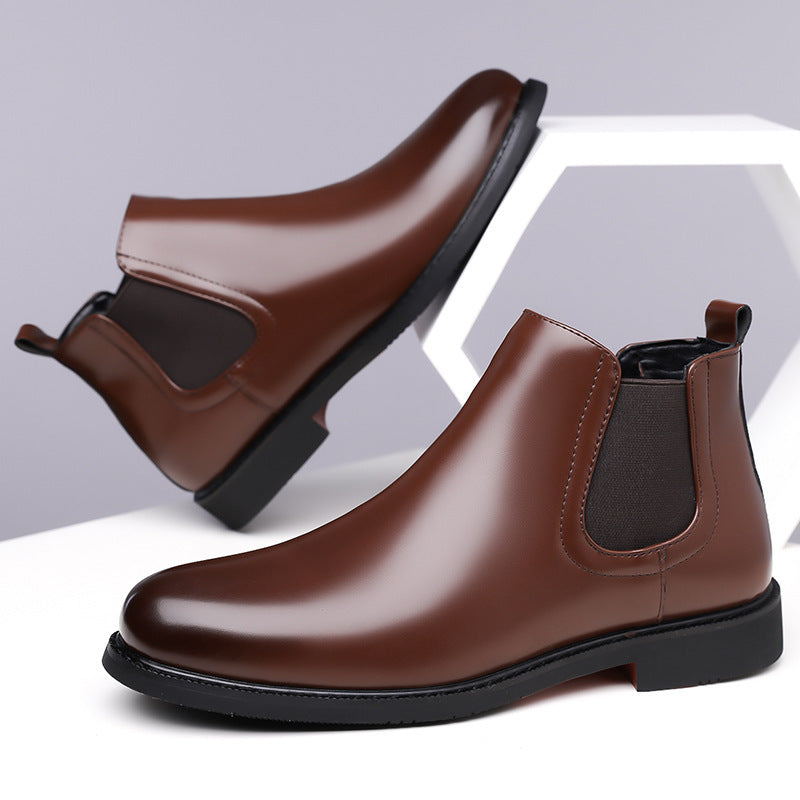 Men's Fleece-Lined Martin Worker Boots