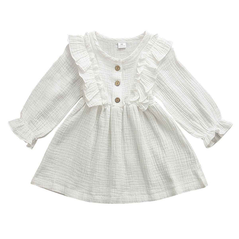 Ruffled Spring Baby Girl Dress
