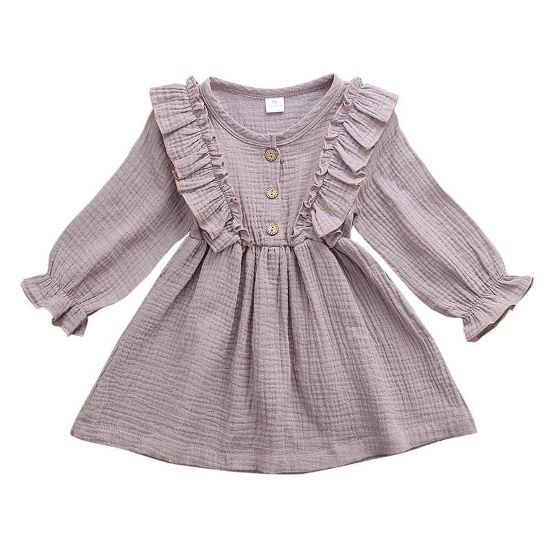 Ruffled Spring Baby Girl Dress