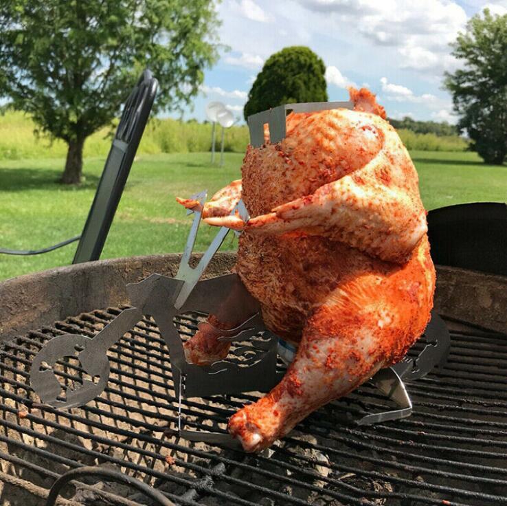 Beer Can Chicken BBQ Roasting Stand