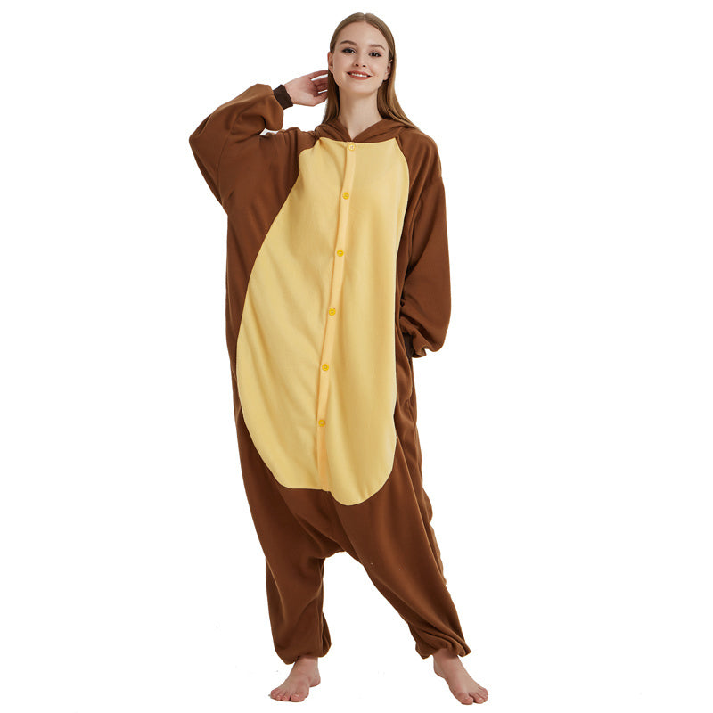 Bear Polar Fleece Animal Pajamas