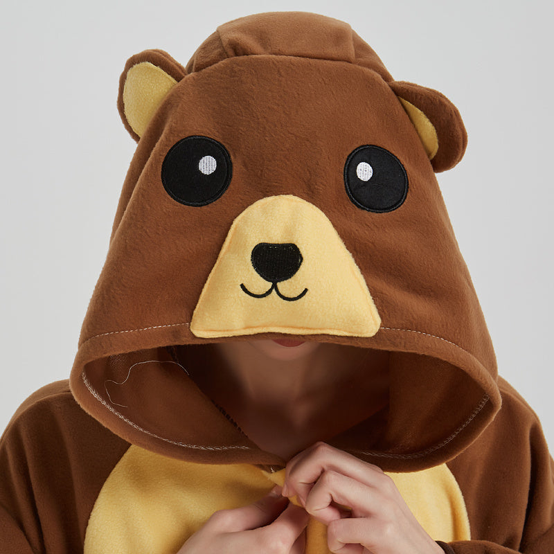 Bear Polar Fleece Animal Pajamas