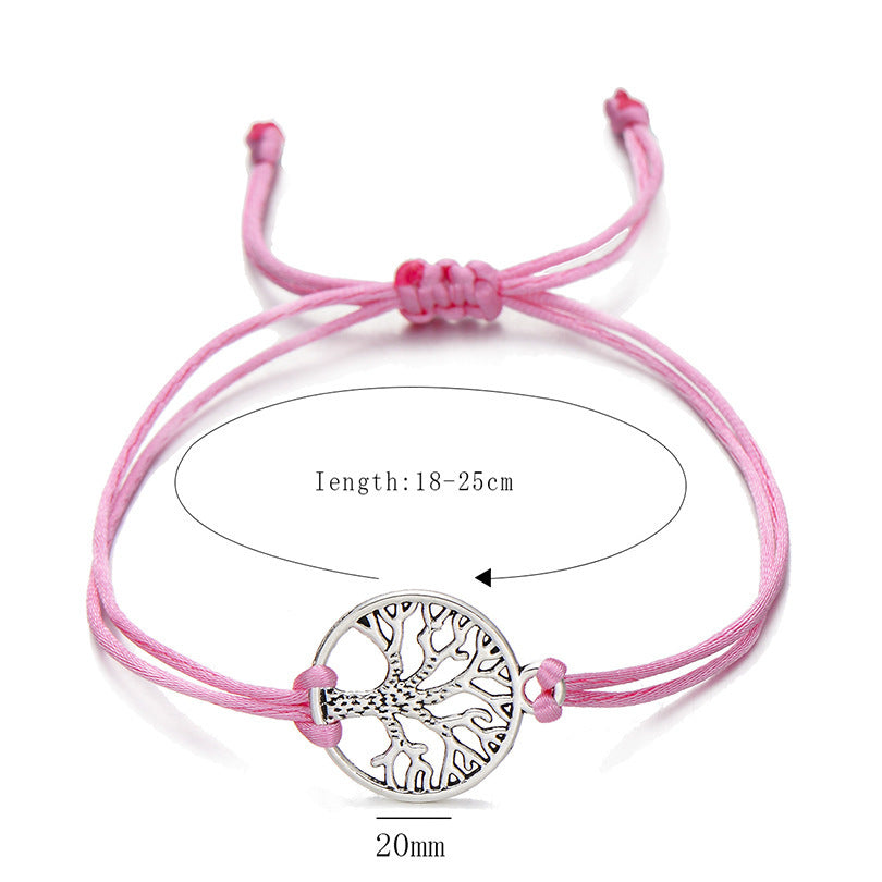 Hand-Woven Tree of Life Bracelet